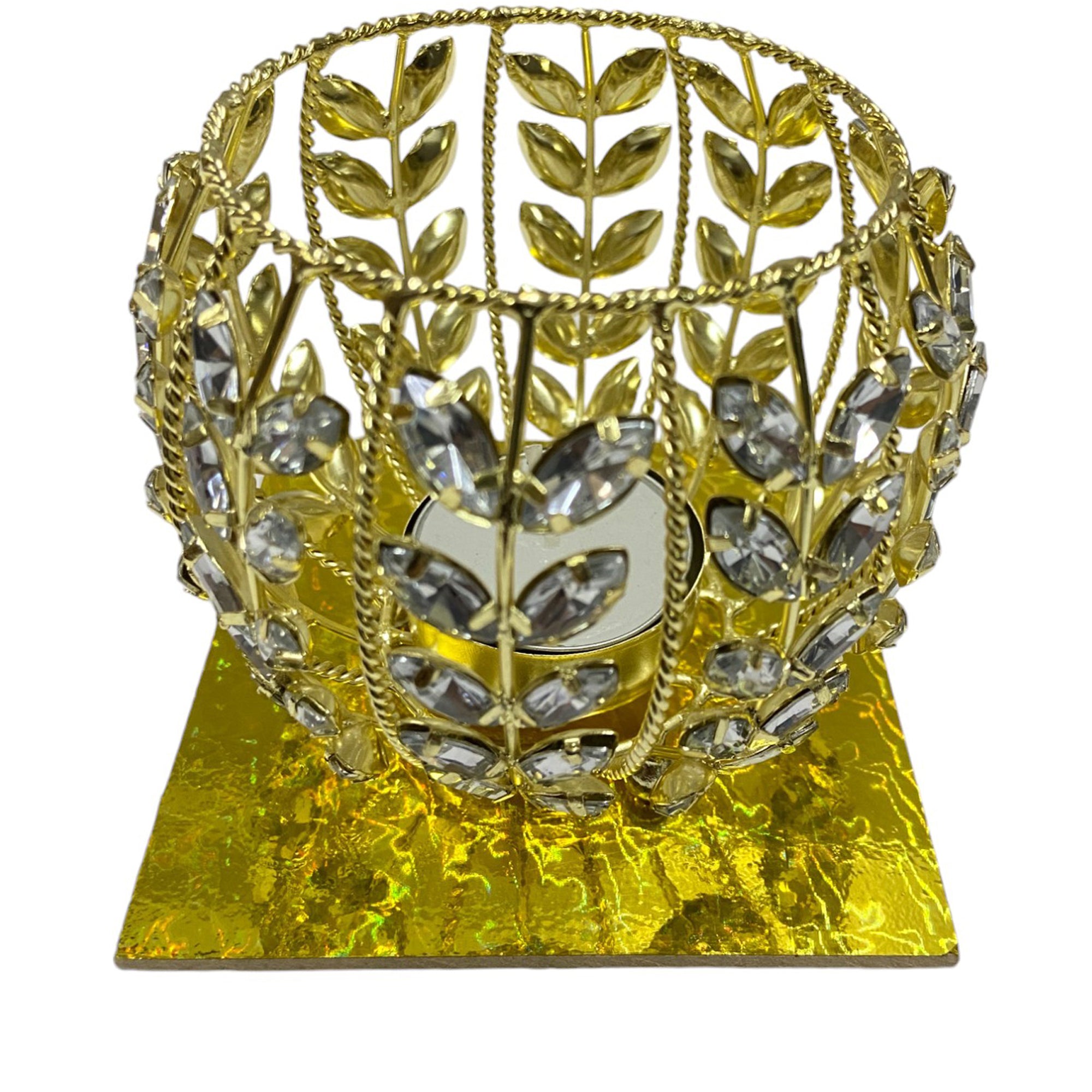 Jewelled T-light for Christmas Decoration (1 Pc)